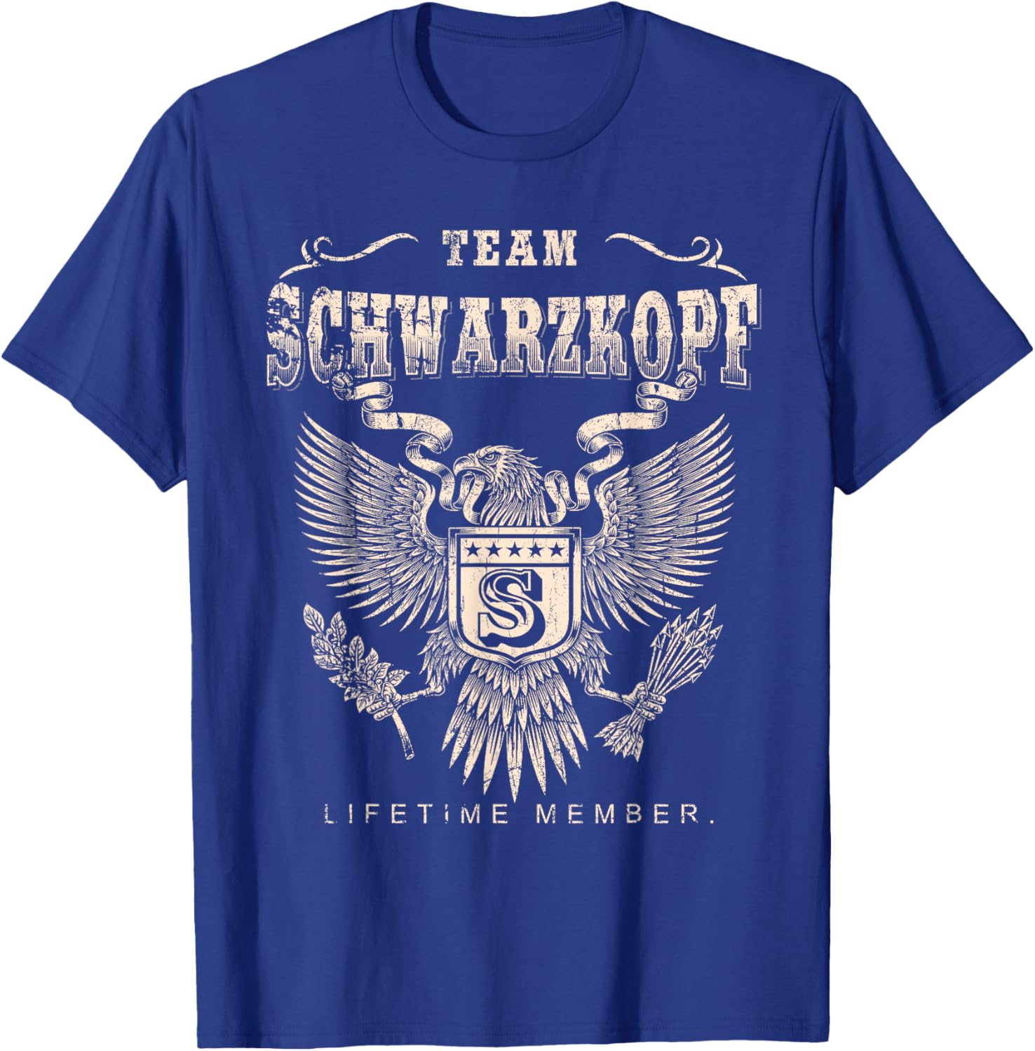 Team Schwarzkopf Lifetime Member - Schwarzkopf Name T-Shirt - T-Shirt | Royal