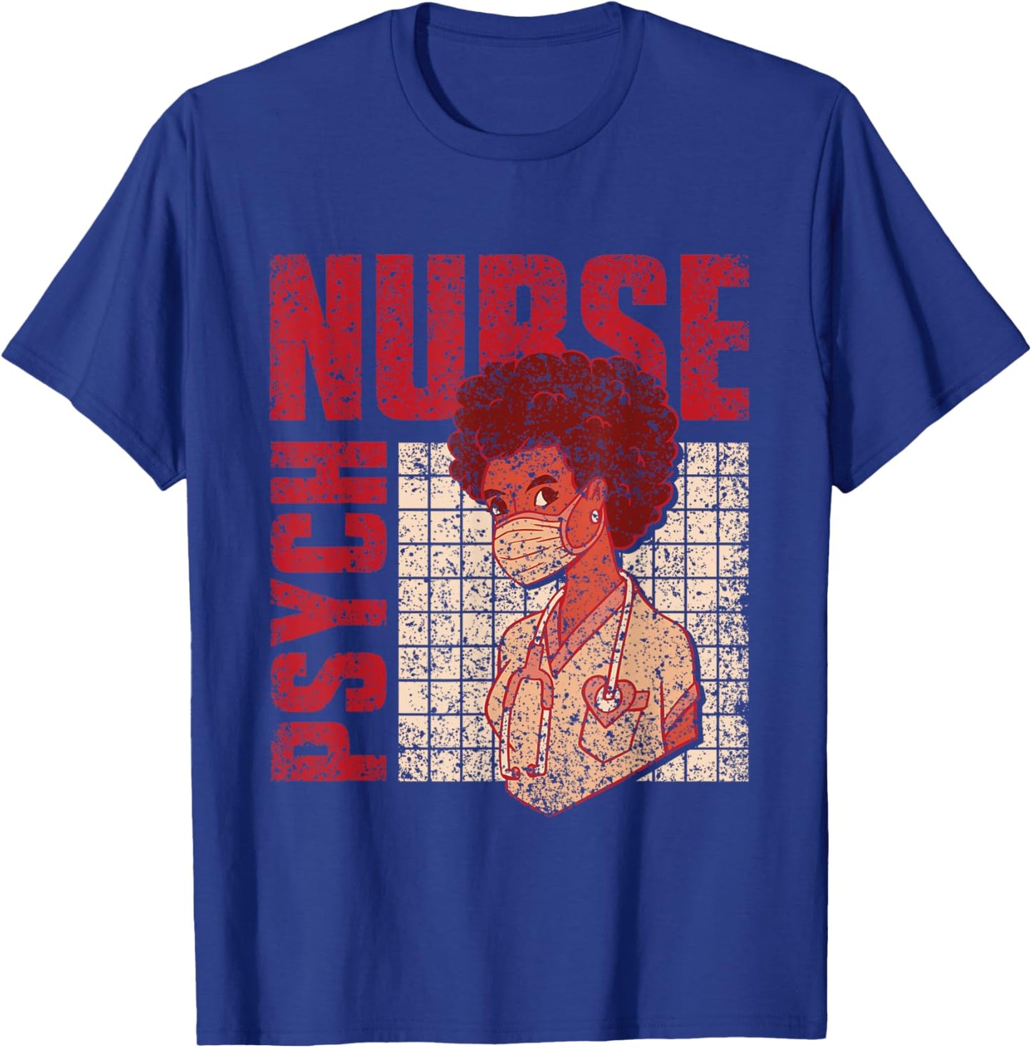 Psych Nurse Nurses Psychiatry Nursing Psychiatric Nurse T-Shirt - T-Shirt | Royal
