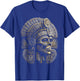 Mexican Mictlantecuhtli Aztec God of Death Skull T-Shirt - T-Shirt | Royal