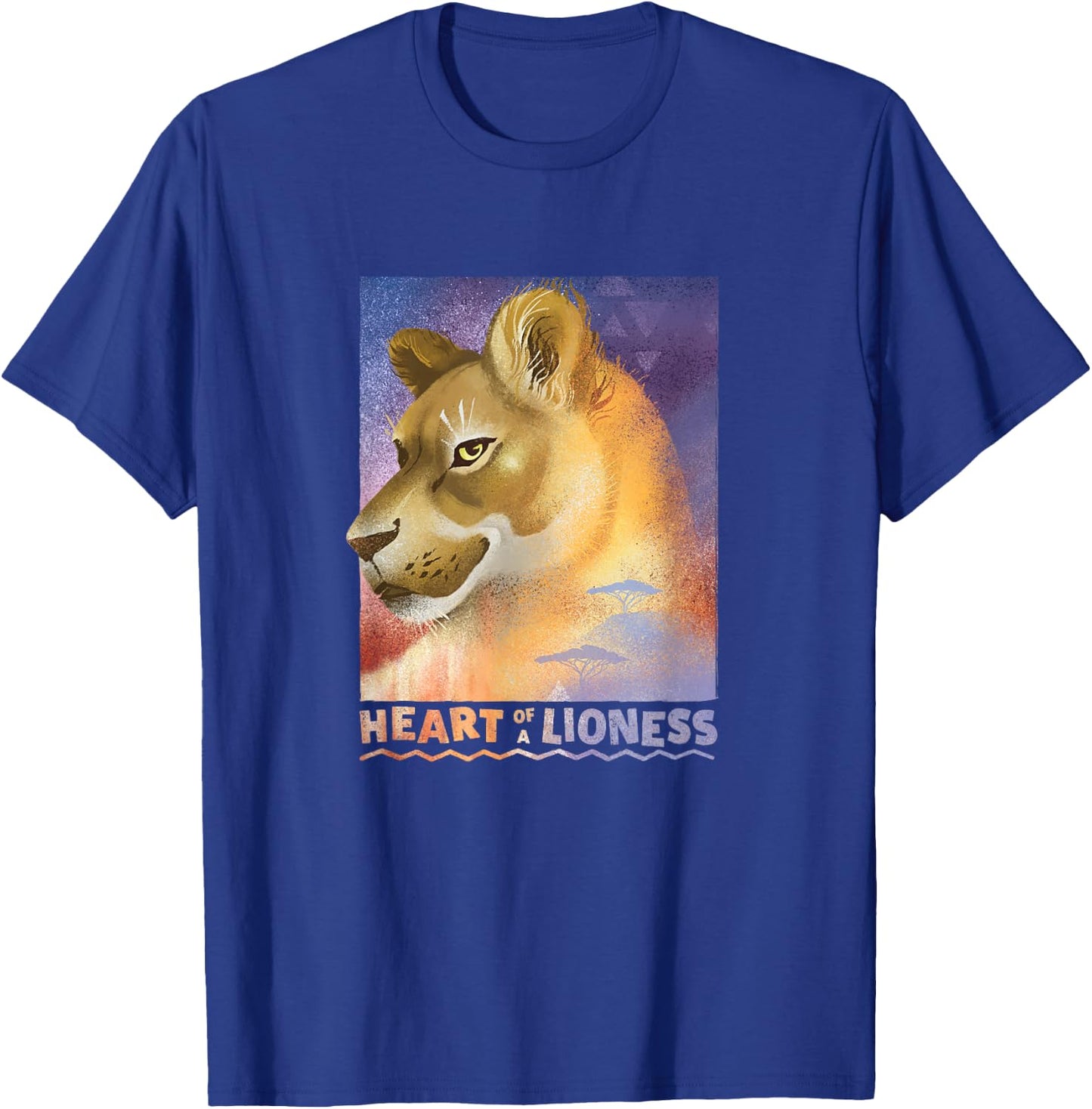 Disney Lion King Nala Lioness Airbrush Live Action T-Shirt - T-Shirt | Royal