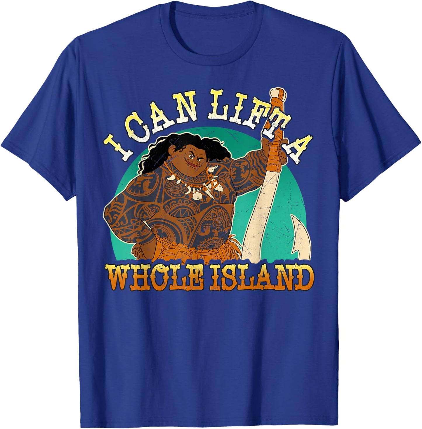Disney Moana Maui I Can Lift A Whole Island Graphic T-Shirt - T-Shirt | Royal