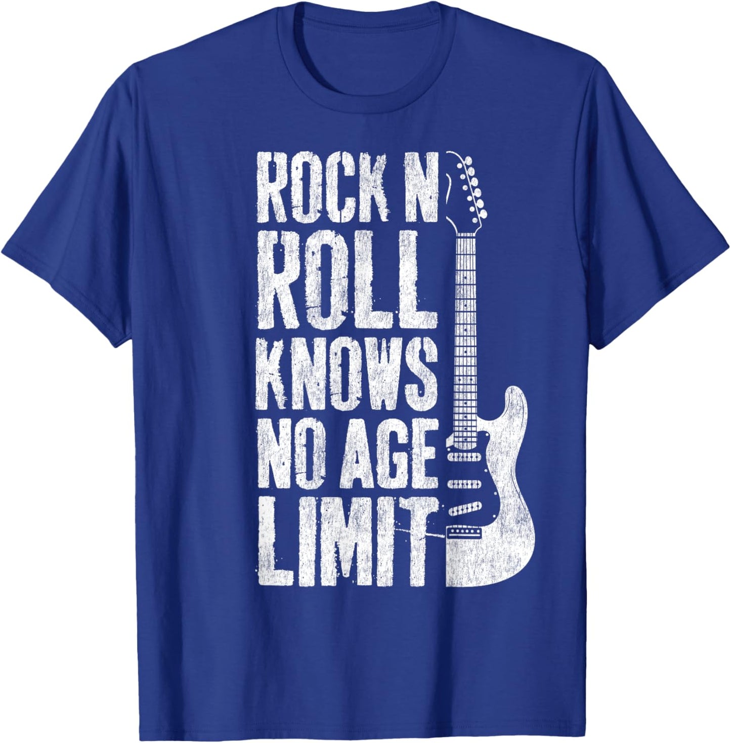 Rock and Roll Guitar Player Musicians T-Shirt - T-Shirt | Royal