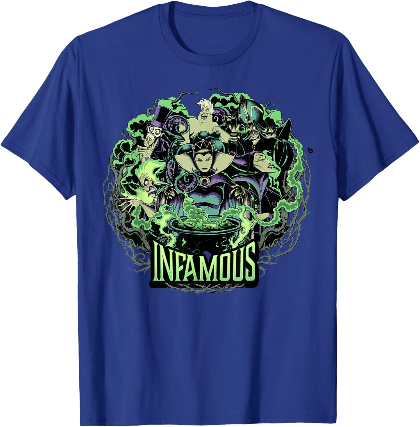Disney Villains Infamous Evil Group Small T-Shirt - T-Shirt | Royal