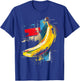 Artwork Fruit Motif Banana Art T-Shirt - T-Shirt | Royal