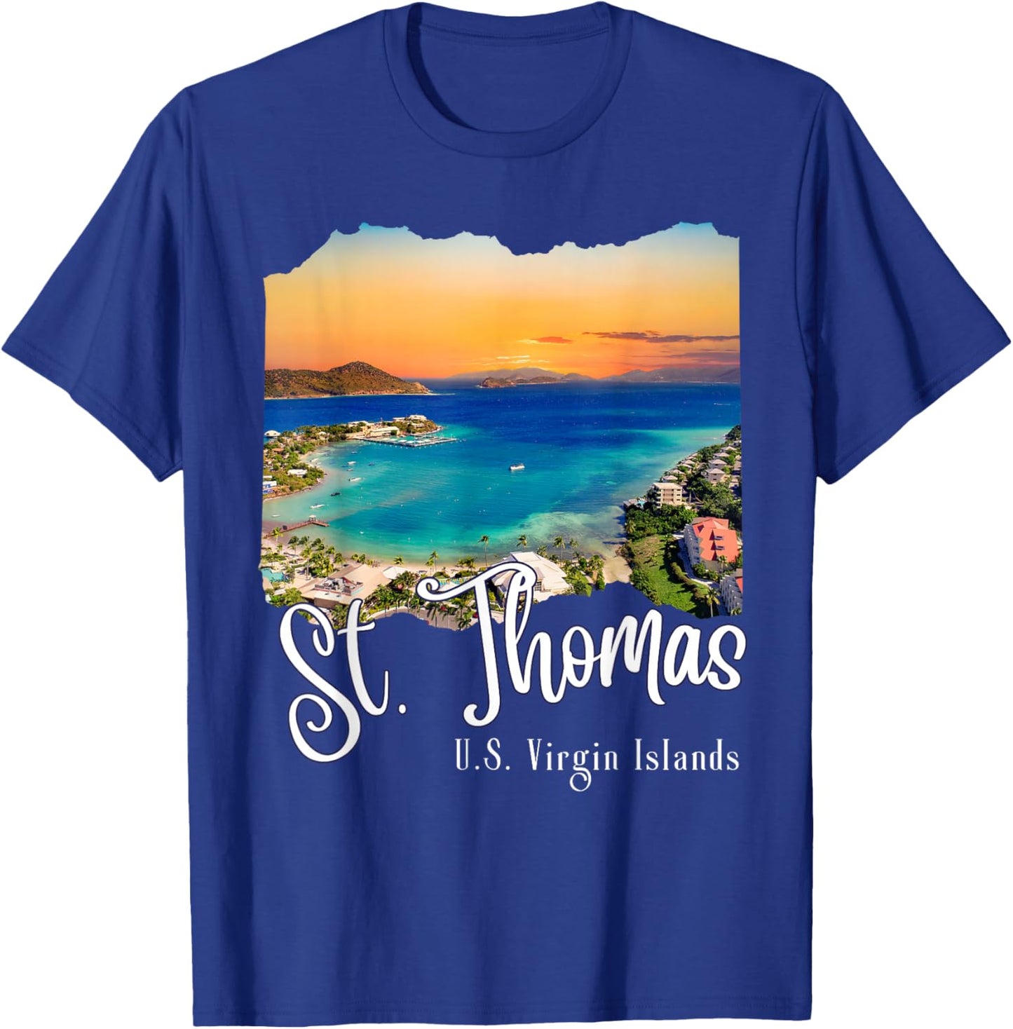St. Thomas U.S. Virgin Islands Vacation - St Thomas T-Shirt - T-Shirt | Royal