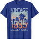 Vintage 1995 Limited Edition 30th Birthday 30 Year Old Gifts T-Shirt - T-Shirt | Royal