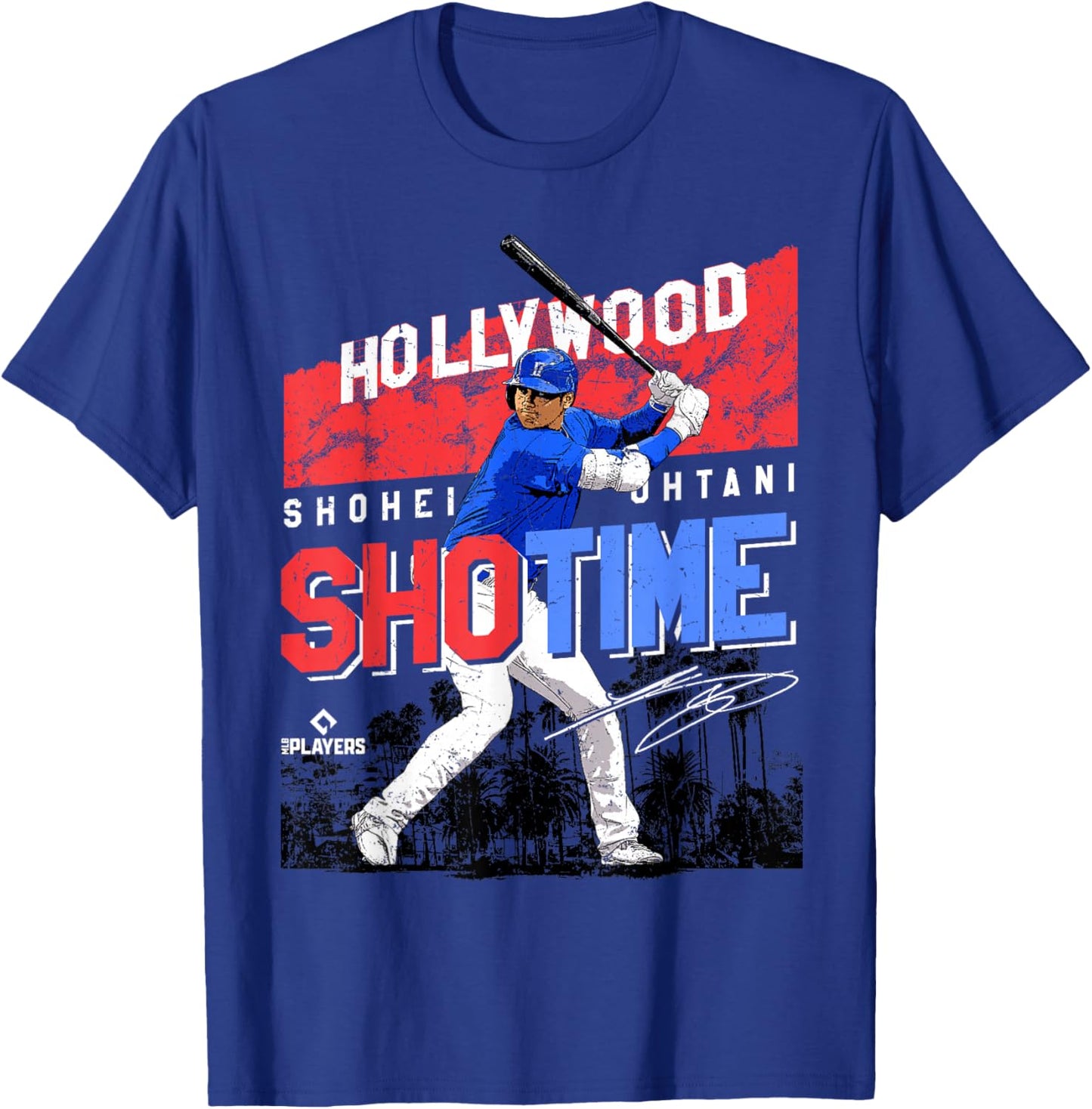 Shohei Ohtani | Los Angeles Baseball MLB Player | MLBOHT3003 T-Shirt - T-Shirt | Royal