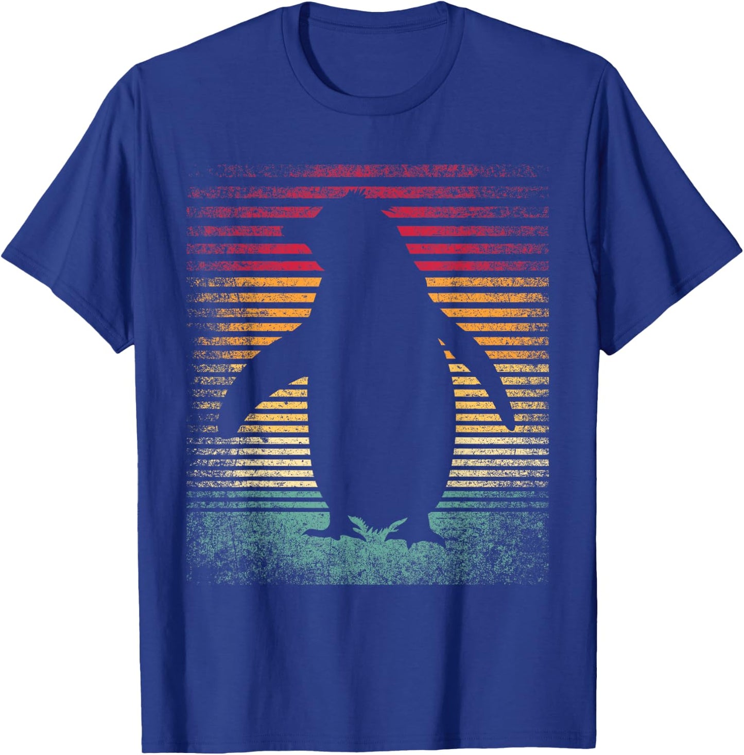 Vintage Retro Penguin 70's 80's Style Men Women Classic Gift T-Shirt - T-Shirt | Royal
