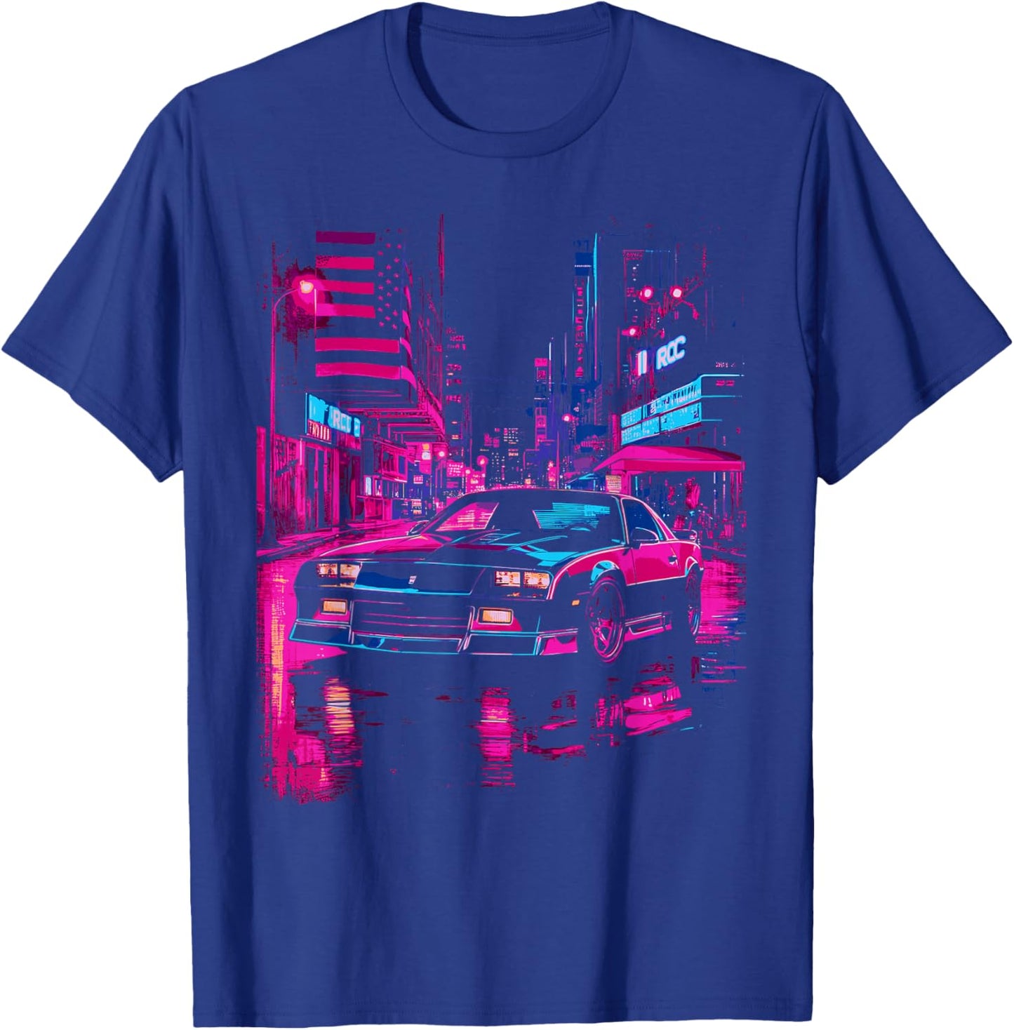 Classic IROC, IROC-Z Muscle Car American Muscle Retro 1980's T-Shirt - T-Shirt | Royal