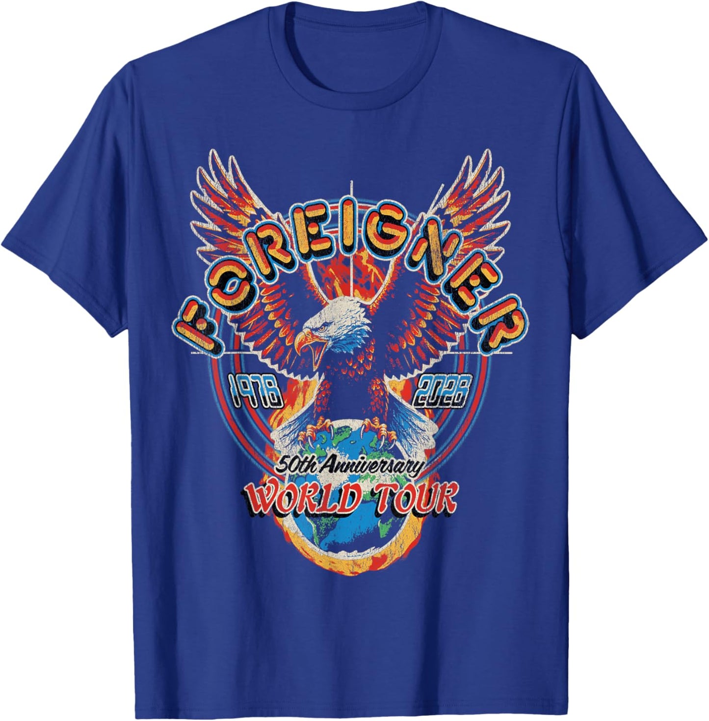 Ausländer-Tour zum 50-jährigen Jubiläum T-Shirt - T-Shirt | Royal