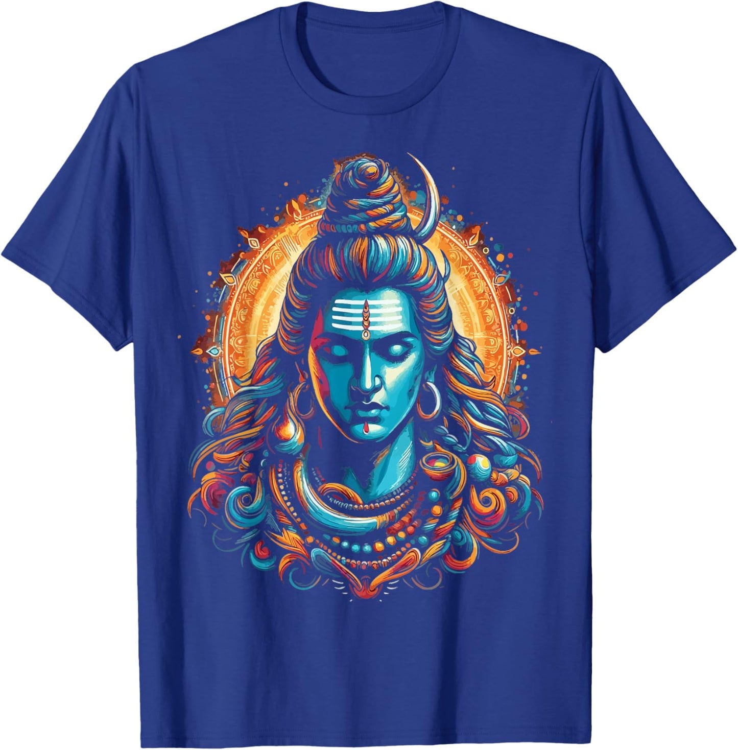 Lord Shiva Hindu God Mahadeva Trident Hinduism Devotee T-Shirt - T-Shirt | Royal