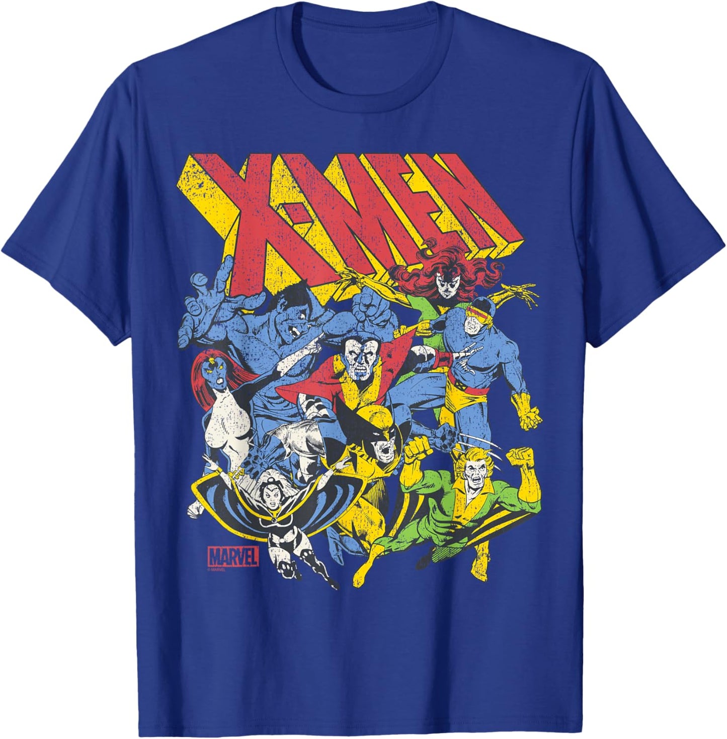 X-Men - Group Logo T-Shirt - T-Shirt | Royal