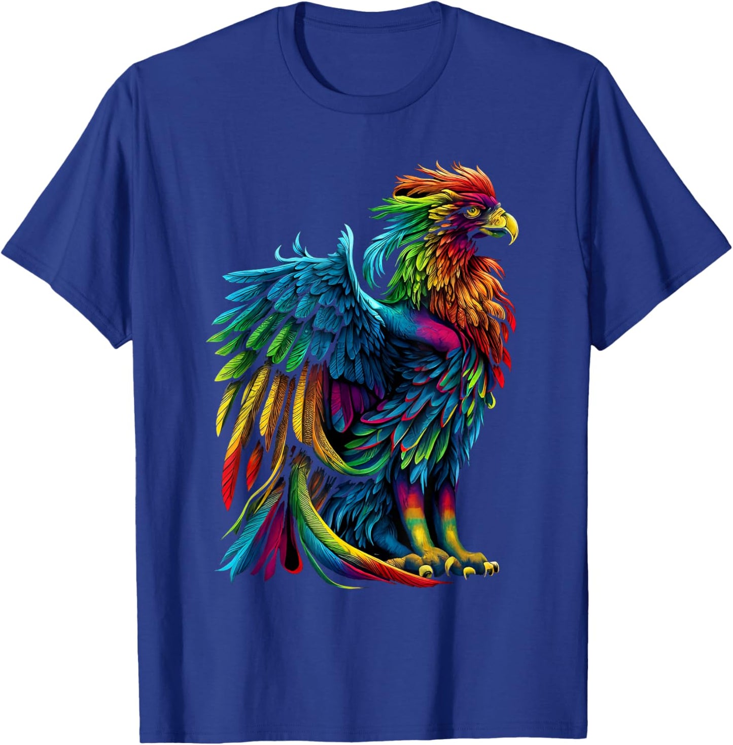 Rainbow Griffin T-Shirt - T-Shirt | Royal