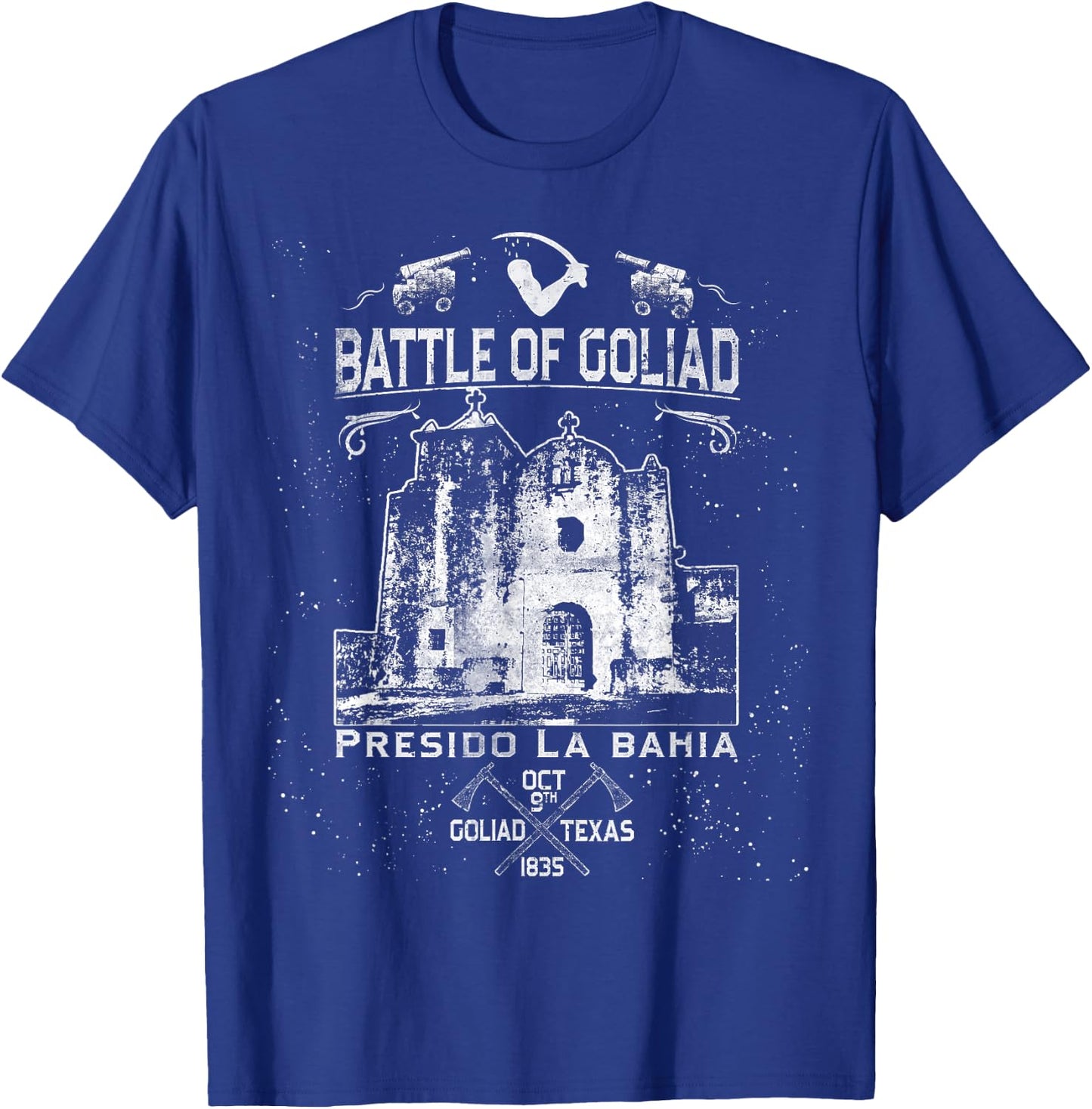 Battle of Goliad Presido La Bahia Texas History Souvenir T-Shirt - T-Shirt | Royal
