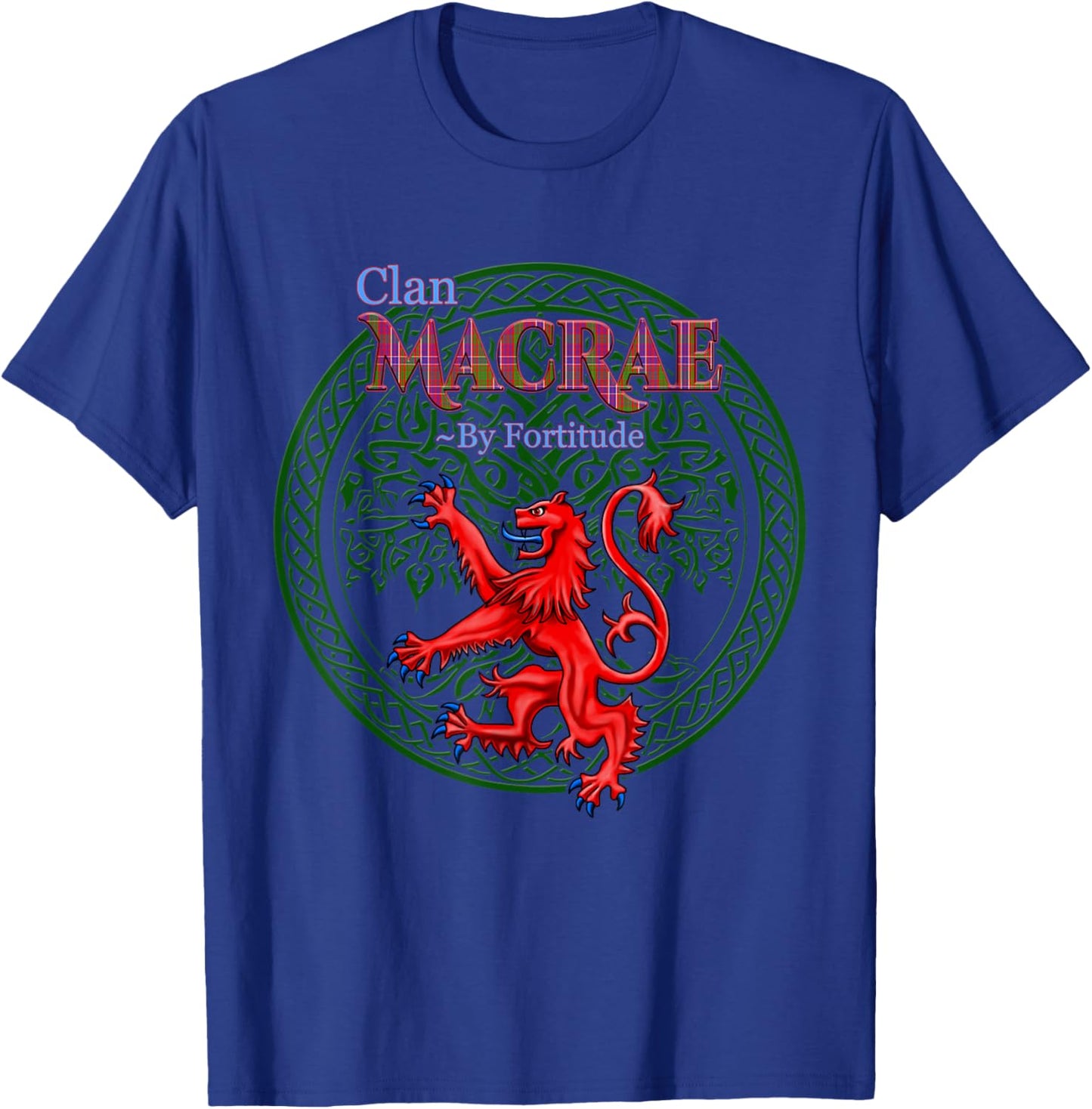 MacRae Scottish Clan Pride Family Motto T-Shirt - T-Shirt | Royal