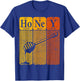 Honey Periodic Table Elements Beekeeper Retro Apiarist T-Shirt - T-Shirt | Royal