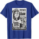 Horror Terror Classic Halloween Monster Poster Horror Movie T-Shirt - T-Shirt | Royal