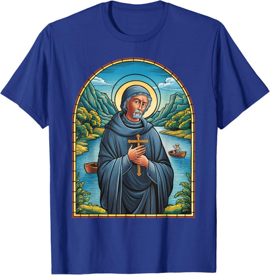St Martin de Porres Catholic Church Black Saints Peru Cross T-Shirt - T-Shirt | Royal