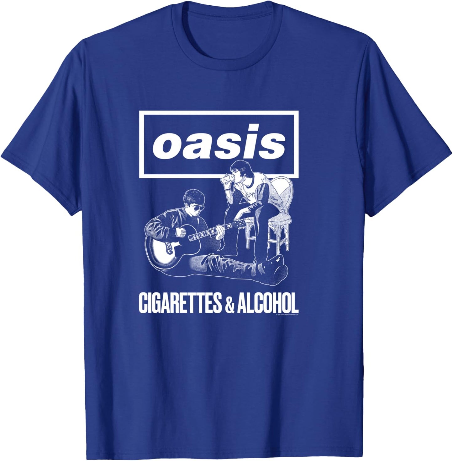 Oasis – Cigarettes And Alcohol T-Shirt - T-Shirt | Royal