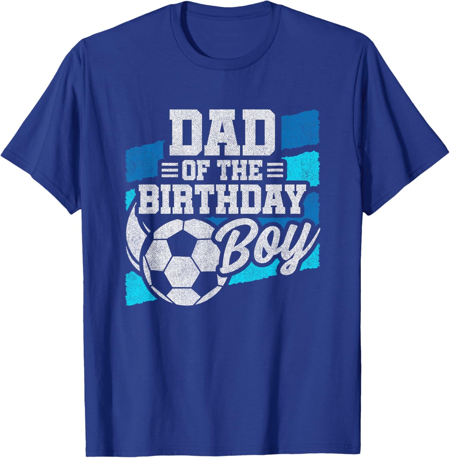 Soccer Birthday - Birthday Dad - Boys Soccer Birthday , Small, Black T-Shirt - T-Shirt | Royal