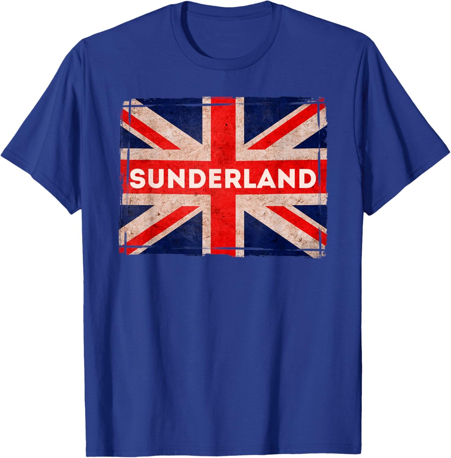 Sunderland Flag Born And Bred T-Shirt - T-Shirt | Royal