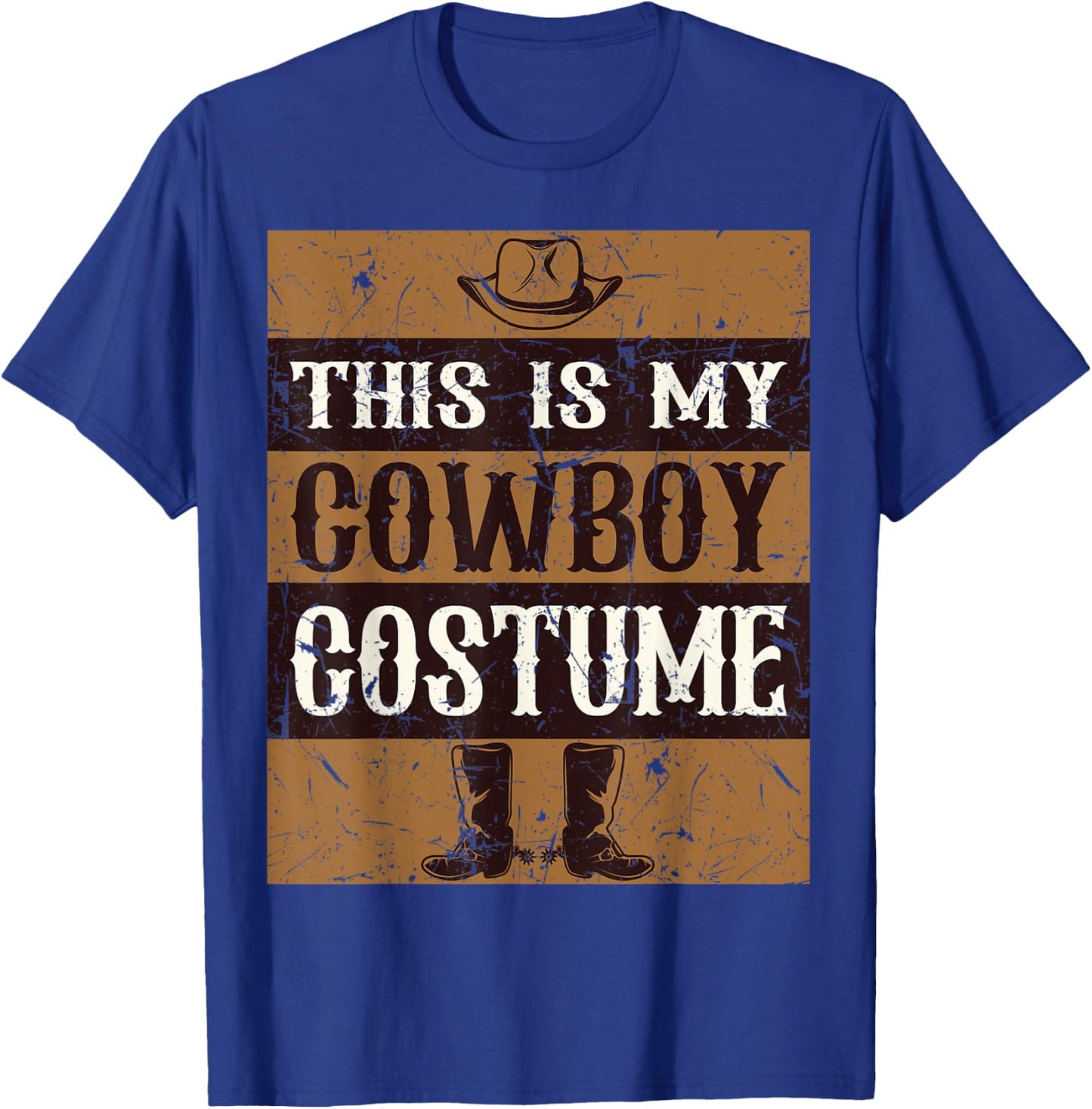 This Is My Cowboy Costume Country Western Costume Men Women T-Shirt - T-Shirt | Royal