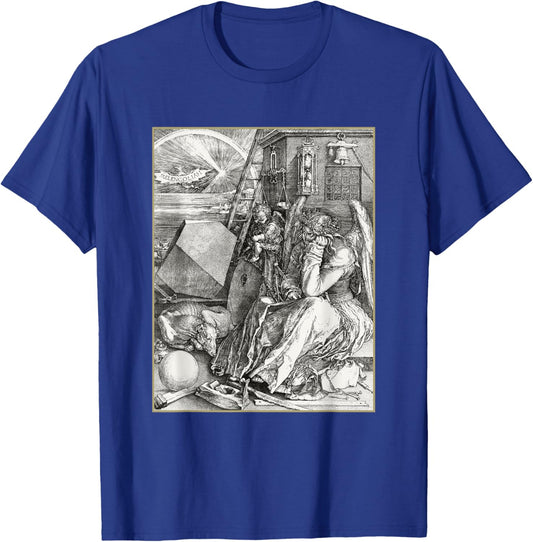Albrecht Durer Melancolia Vintage T-Shirt - T-Shirt | Royal