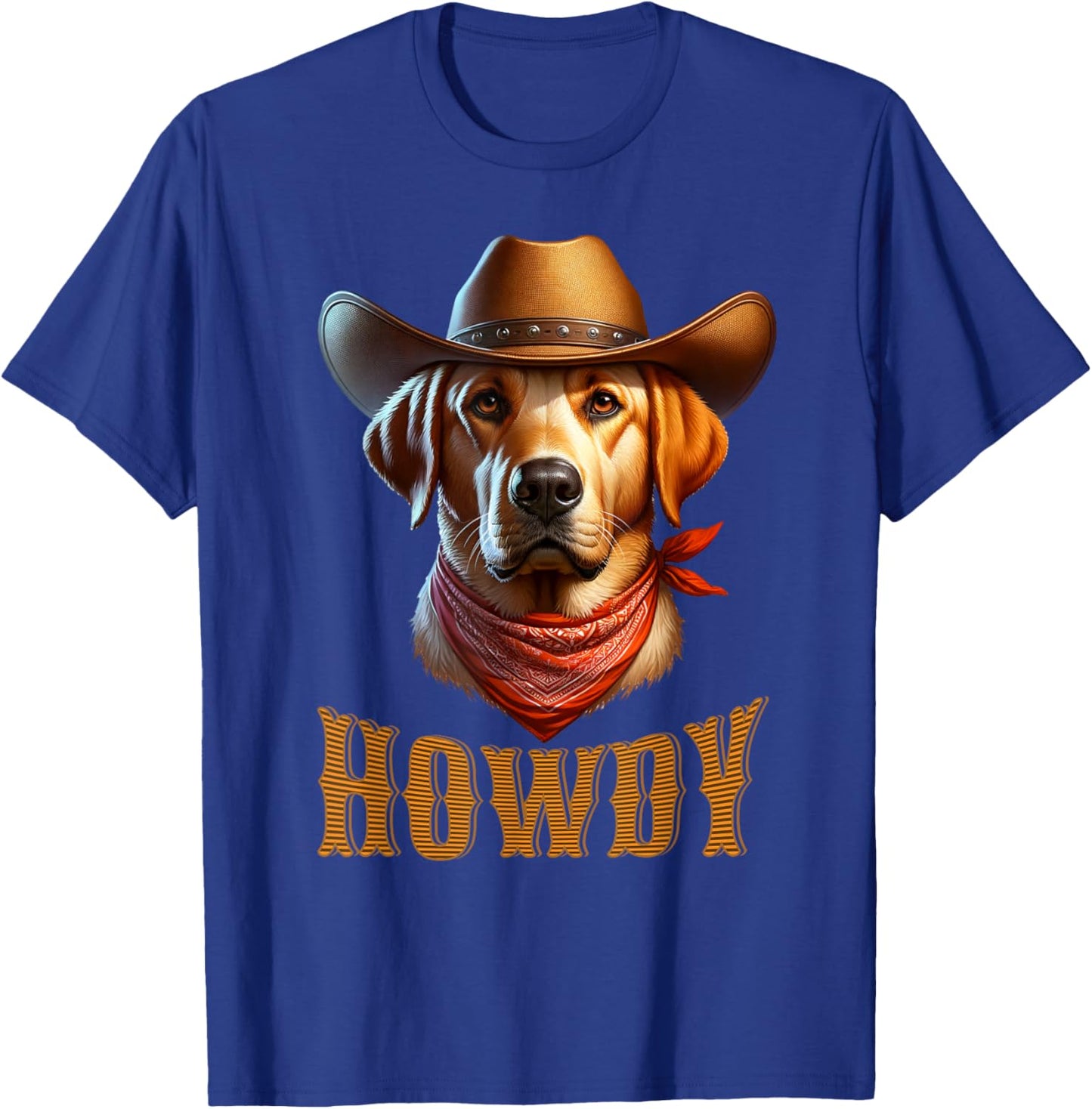 Dog Lover Cowboy Cowgirl Howdy Dog Lover T-Shirt - T-Shirt | Royal