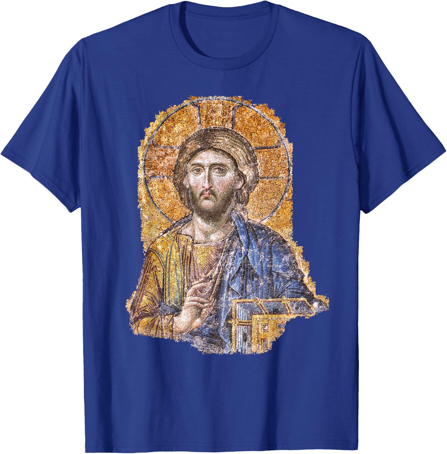 Christ Pantocrator Icon Hagia Sophia Catholic T-Shirt - T-Shirt | Royal