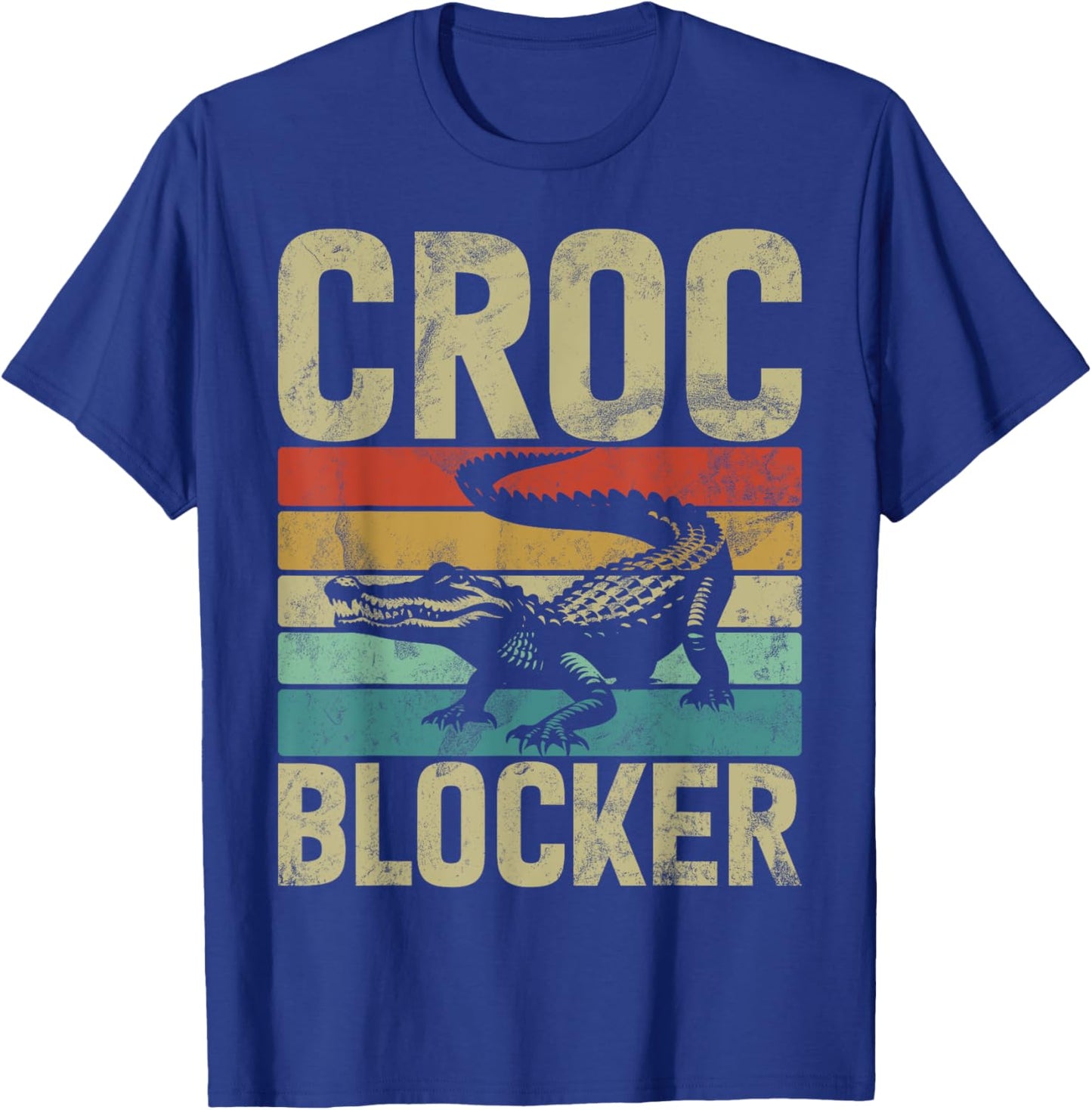 Croc Blocker Crocodile T-Shirt - T-Shirt | Royal