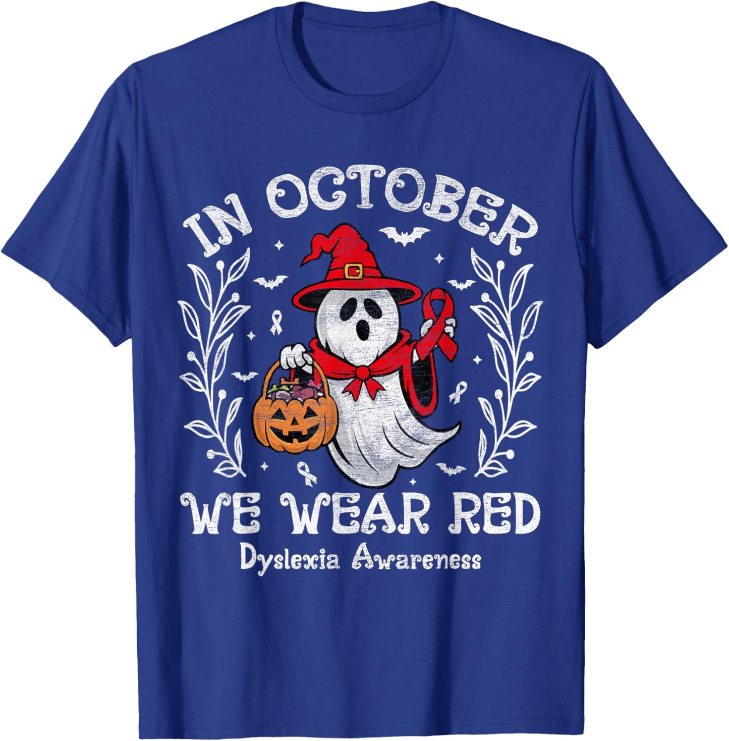 I Wear Red Dyslexia Awareness Month Dyslexia Kids Toddler T-Shirt - T-Shirt | Royal