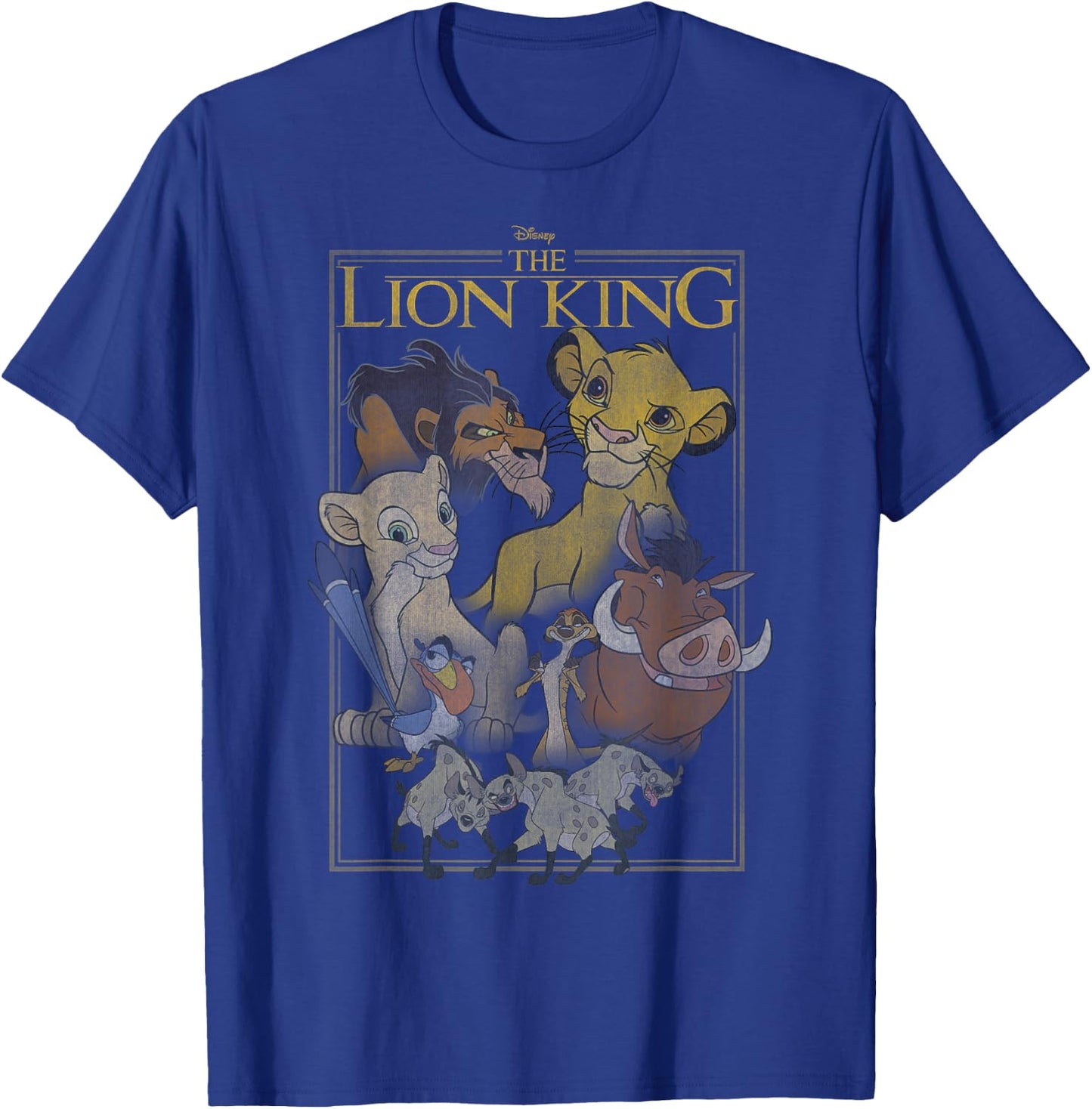 Disney The Lion King Simple Framed Poster T-Shirt - T-Shirt | Royal
