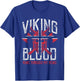 Norwegen Flag Viking Blood Gifts Skull Vintage Norway T-Shirt - T-Shirt | Royal