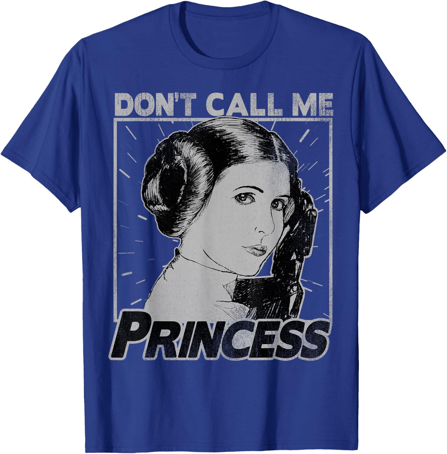 Star Wars Princess Leia Don't Call Me Princess Portrait T-Shirt - T-Shirt | Royal