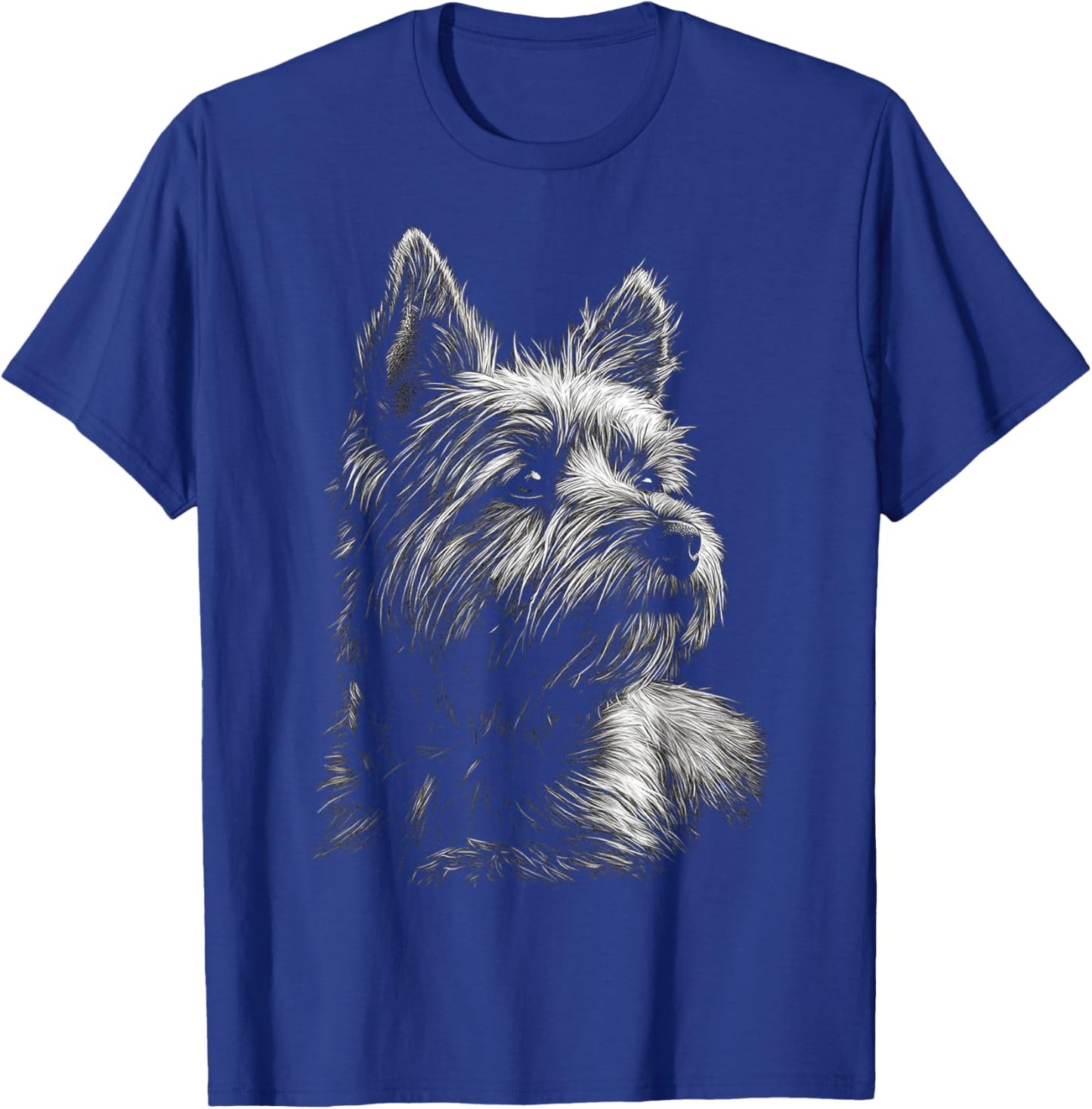 Cairn Terrier Dog , Black, S T-Shirt - T-Shirt | Royal