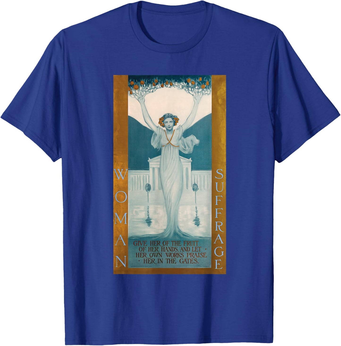 Retro Woman Suffrage 19th Amendment T-Shirt - T-Shirt | Royal
