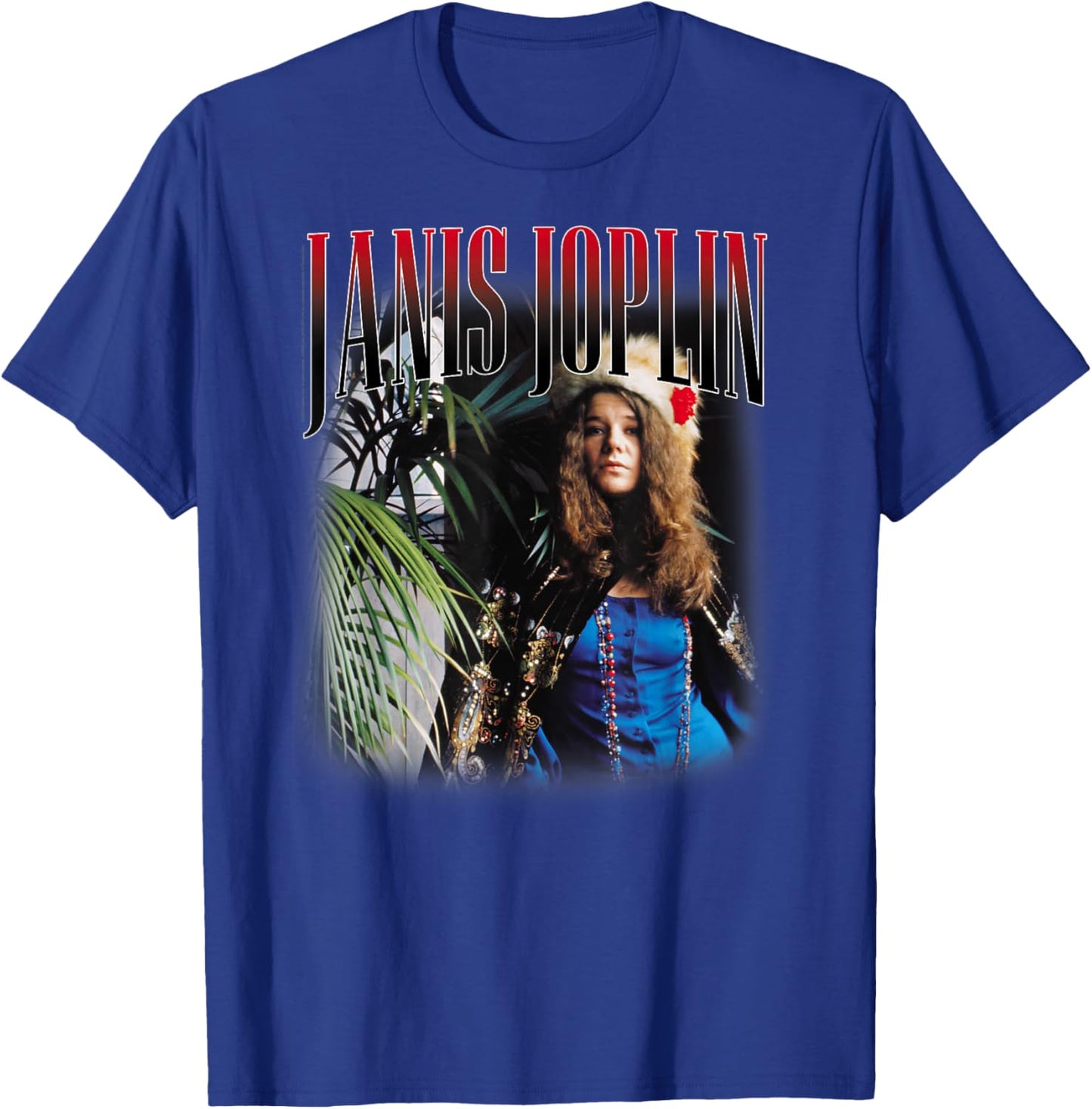 Janis Joplin Baron Homage 60s Rock T-Shirt - T-Shirt | Royal