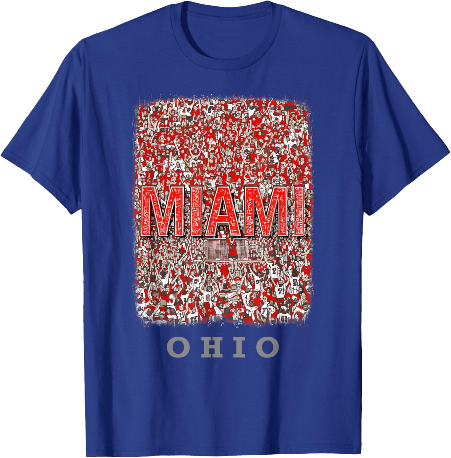 Miami Ohio OH Game Day Excitement SD868 T-Shirt - T-Shirt | Royal