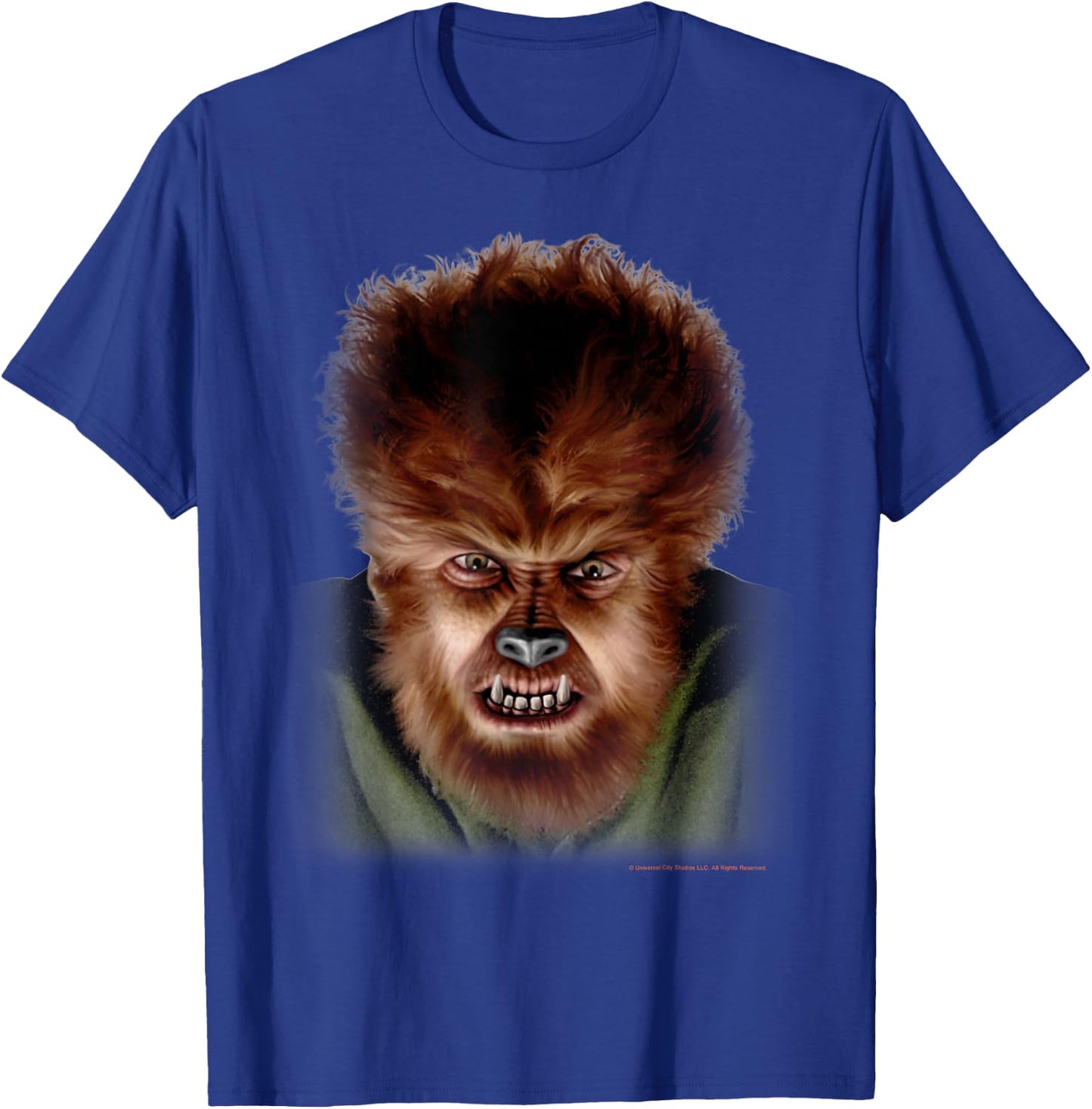 Universal Monsters The Wolf Man Face T-Shirt - T-Shirt | Royal