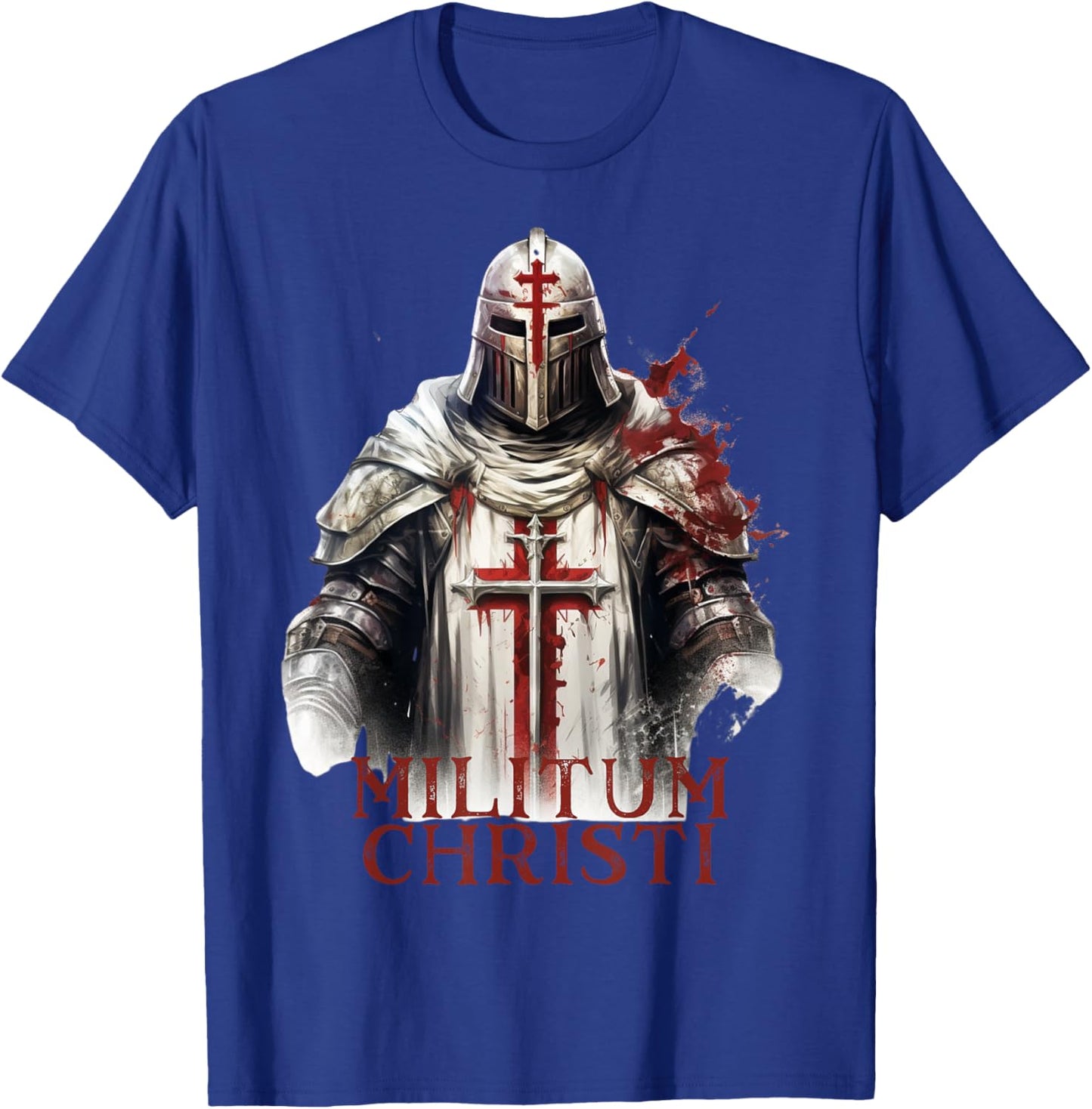 Catholic Knight Templar Crusader Cross T-Shirt - T-Shirt | Royal
