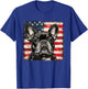 Frenchie Dog Patriotic 4th of July Gift Men Women Kids T-Shirt - T-Shirt | Royal