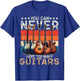 You Can Never Have Too Many Guitars Player Music Lover Retro T-Shirt - T-Shirt | Royal