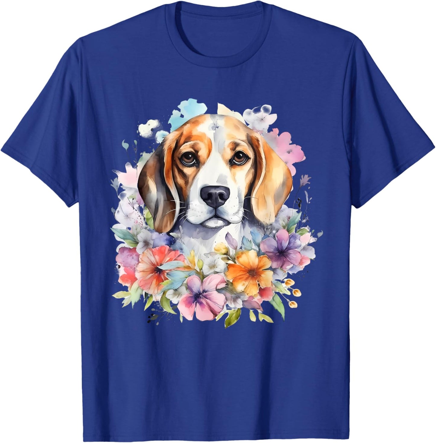 Watercolor Beagle T-Shirt - T-Shirt | Royal