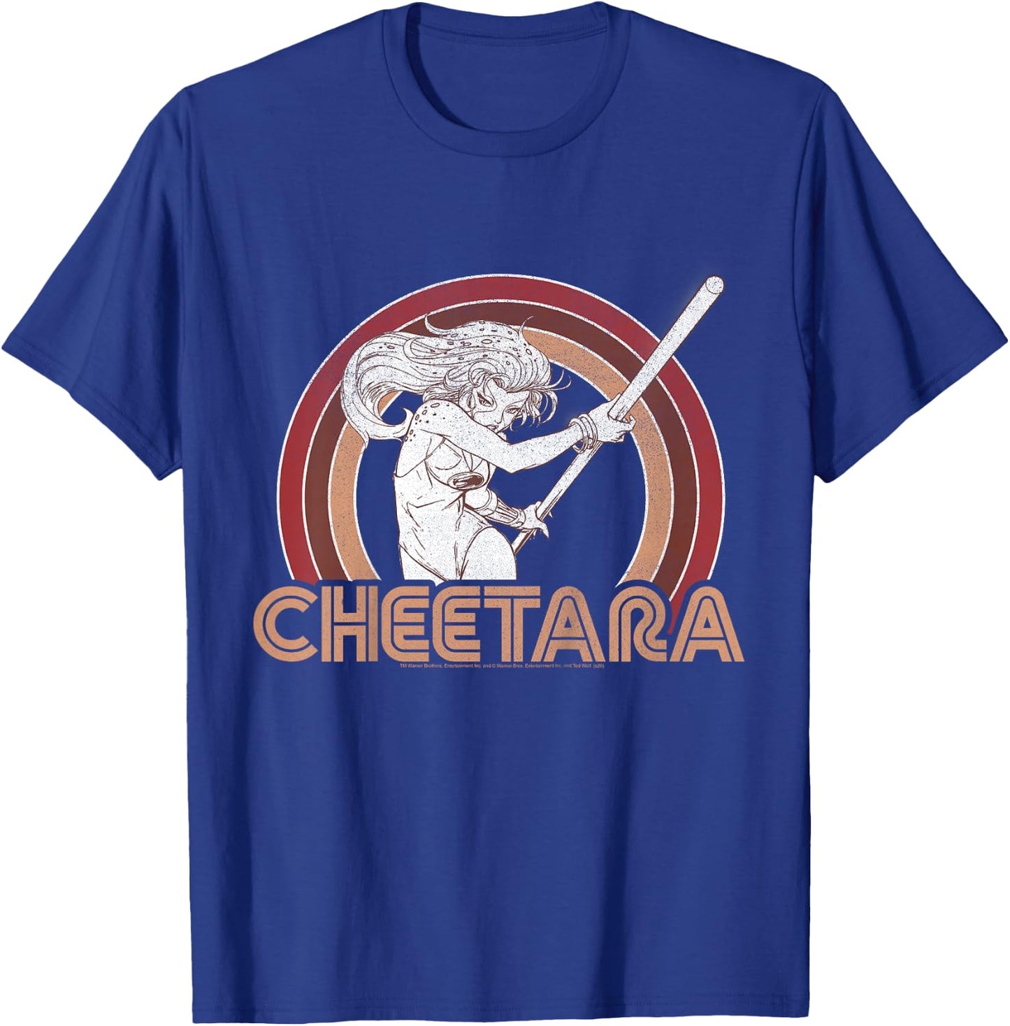 Kids ThunderCats Cheetara Retro Rainbow T-Shirt - T-Shirt | Royal