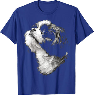 Shih Tzu Dog Graphic Pet Artwork Shih Tzu T-Shirt - T-Shirt | Royal