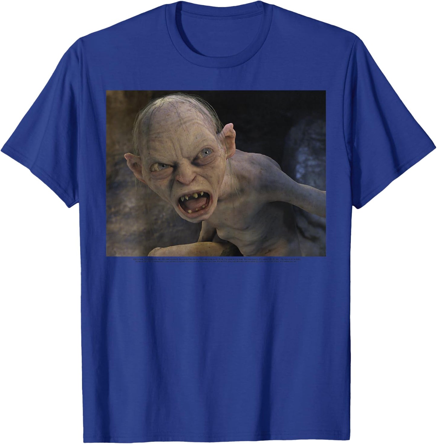The Lord of The Rings Gollum Yell Portrait T-Shirt - T-Shirt | Royal