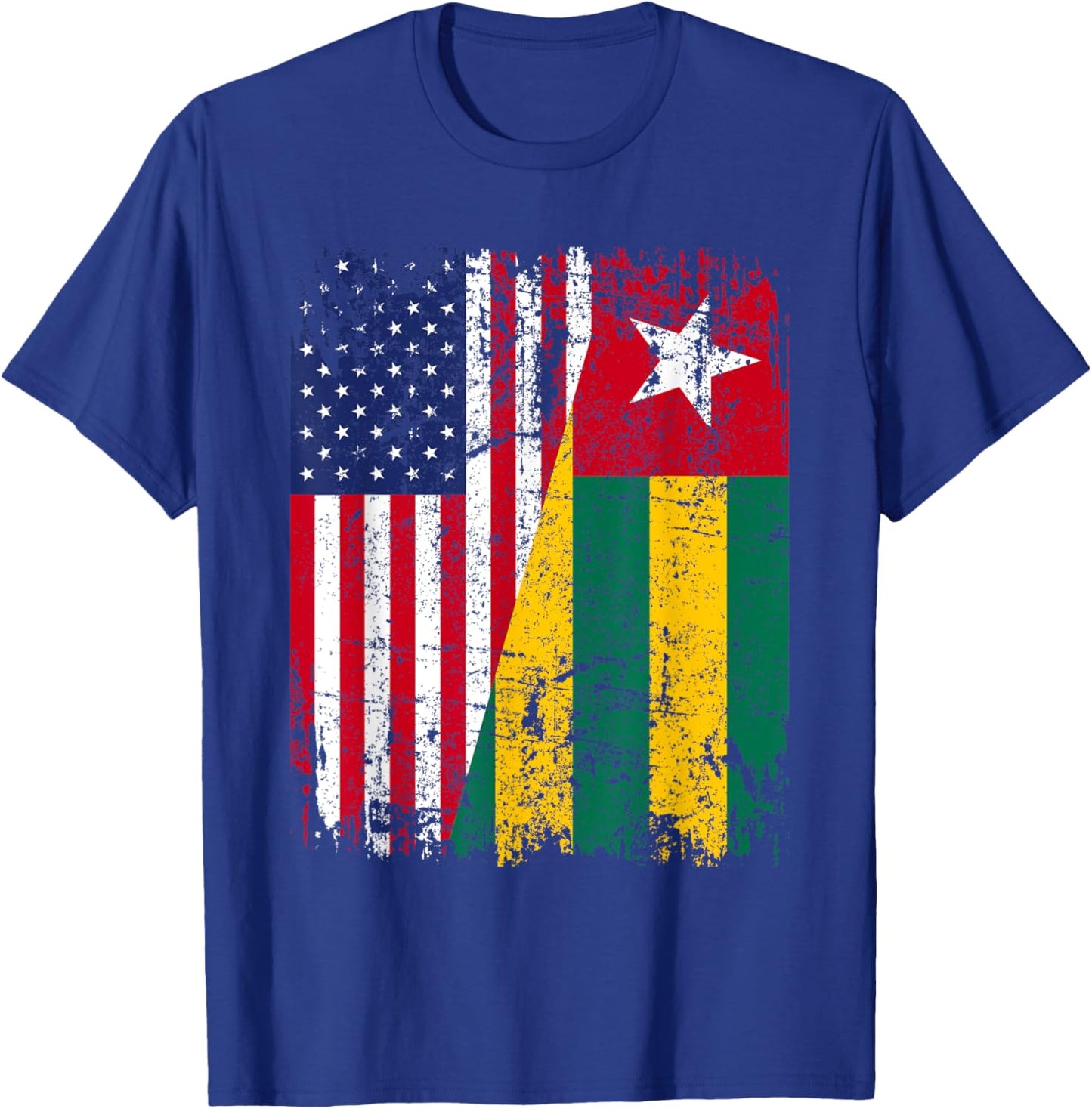 TOGOLESE American Flag | Men Women Kids | TOGO T-Shirt - T-Shirt | Royal