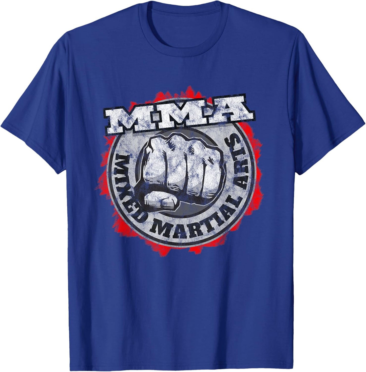 MMA Mixed Martial Arts Cage Fighting Sport T-Shirt - T-Shirt | Royal