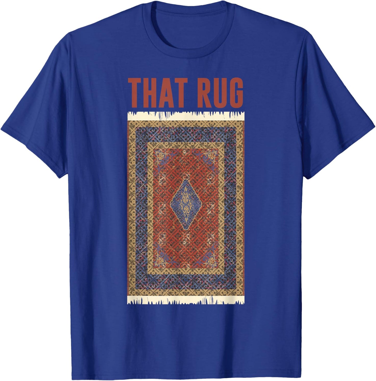 The Big Lebowski That Rug Portrait Graphic T-Shirt - T-Shirt | Royal