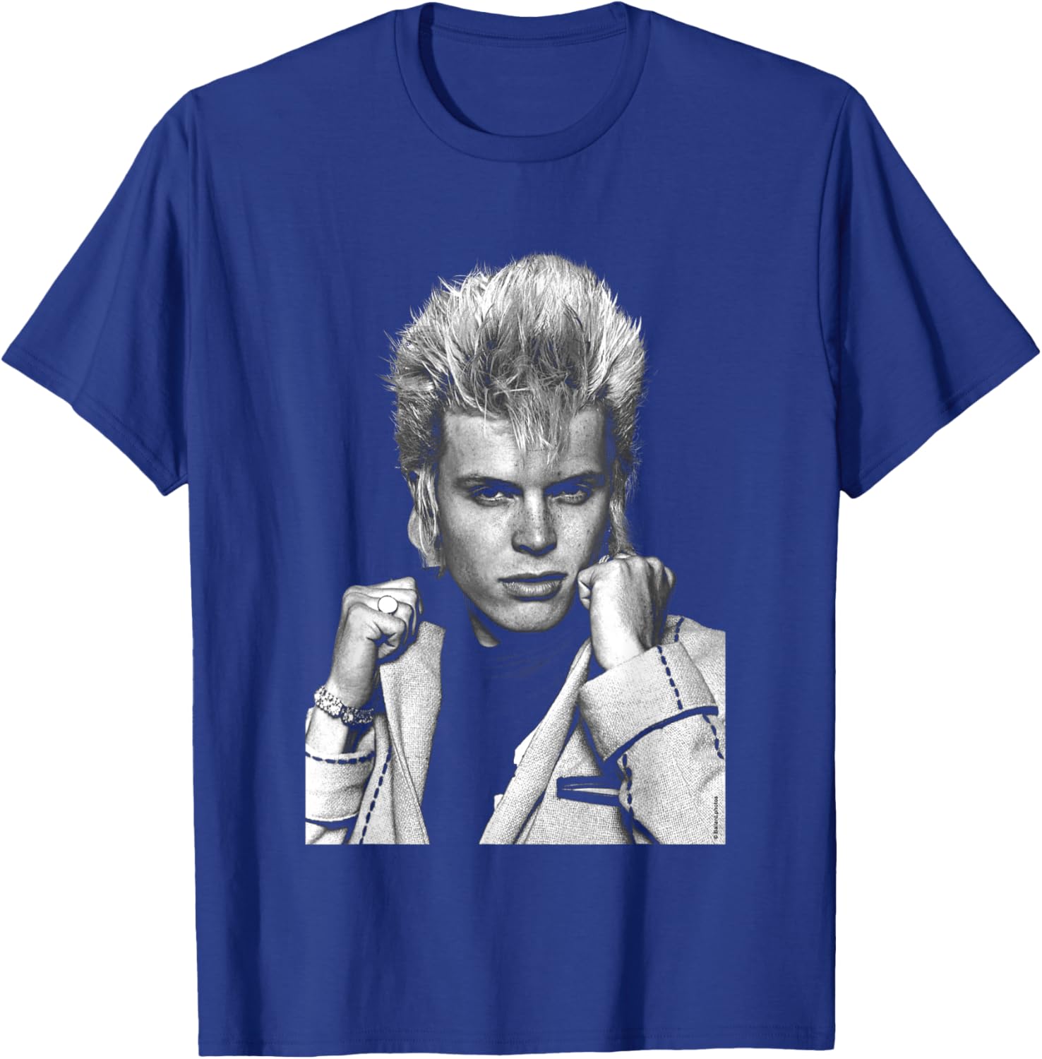 Singer Billy Idol in 1979 by Allan Ballard T-Shirt - T-Shirt | Royal
